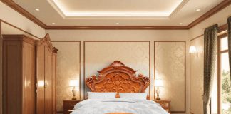 Giường gỗ Biên Hòa